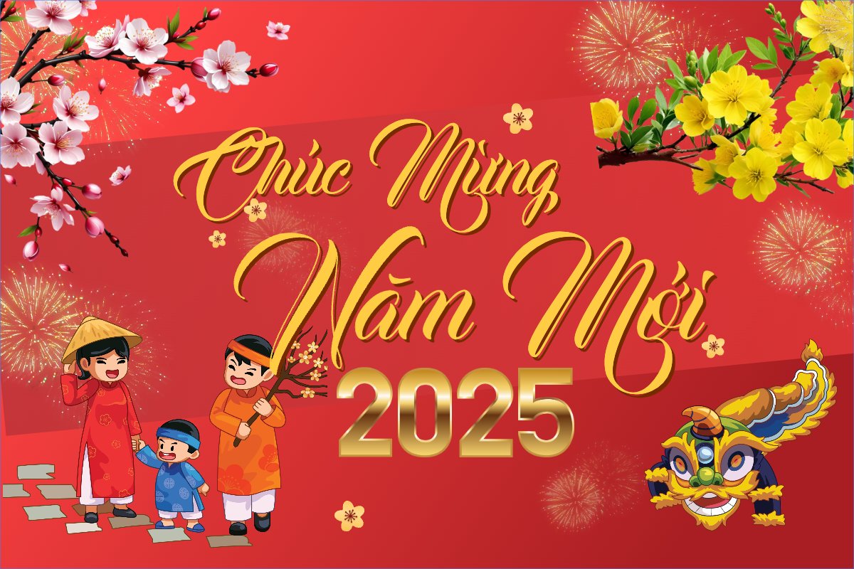 Mẫu Banner - Băng rôn Tết, Xuân, Ất tỵ, năm 2025, 2025,backdrop, sự kiện, event — LayerPic