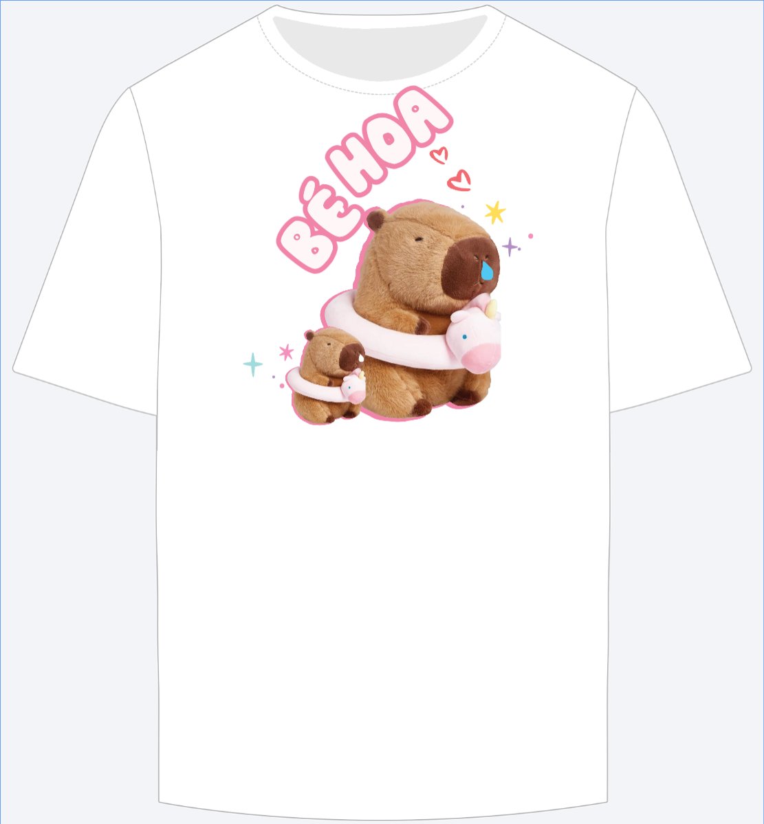 Mẫu Ao Thun Capybara, chuột lang nước, trending, hot, viral, xu hướng, thịnh hành — LayerPic