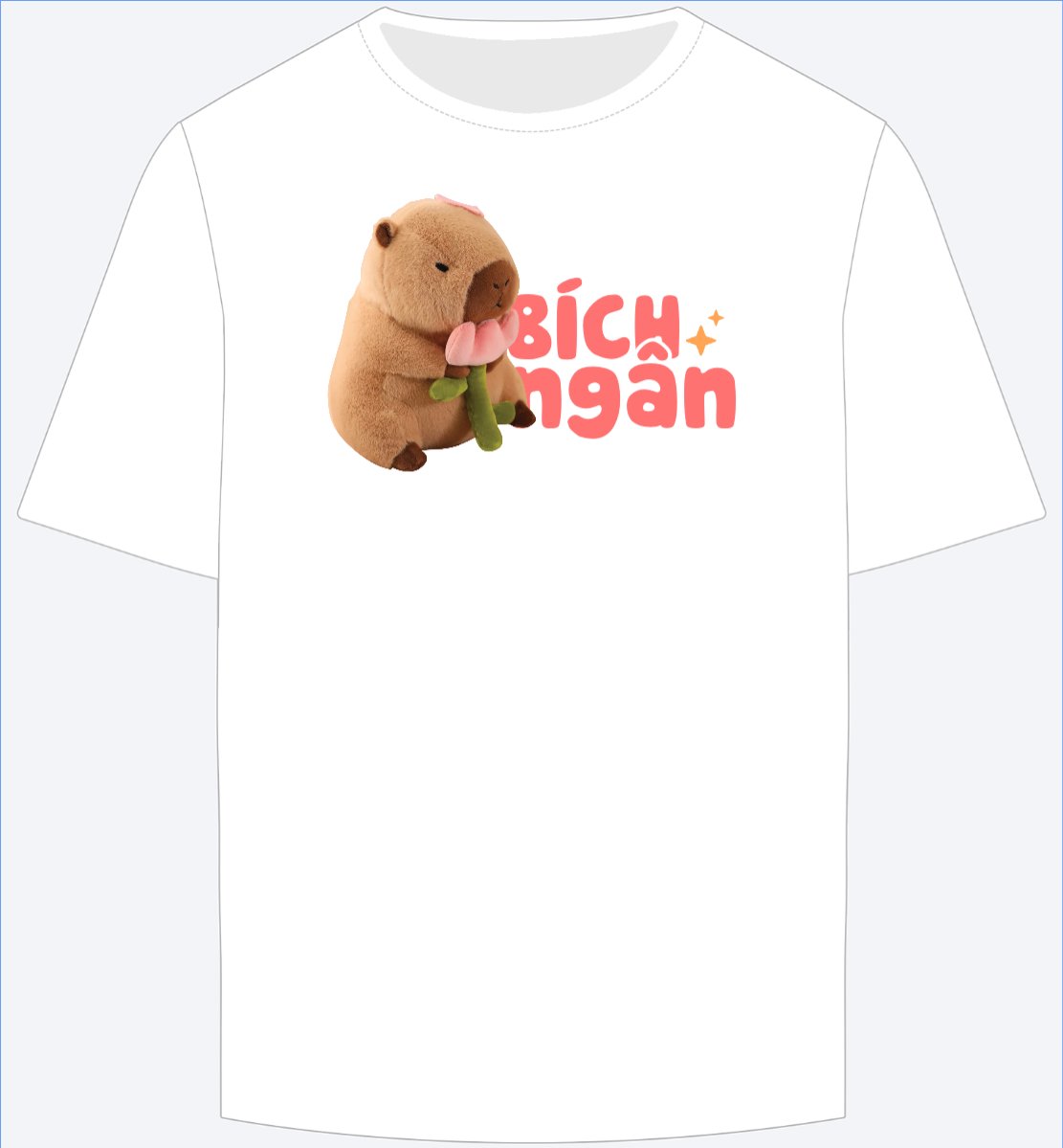 Mẫu Ao Thun Capybara, chuột lang nước, trending, hot, viral, xu hướng, thịnh hành — LayerPic