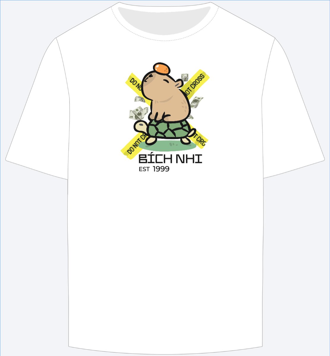Mẫu Ao Thun Capybara, chuột lang nước, trending, hot, viral, xu hướng, thịnh hành — LayerPic