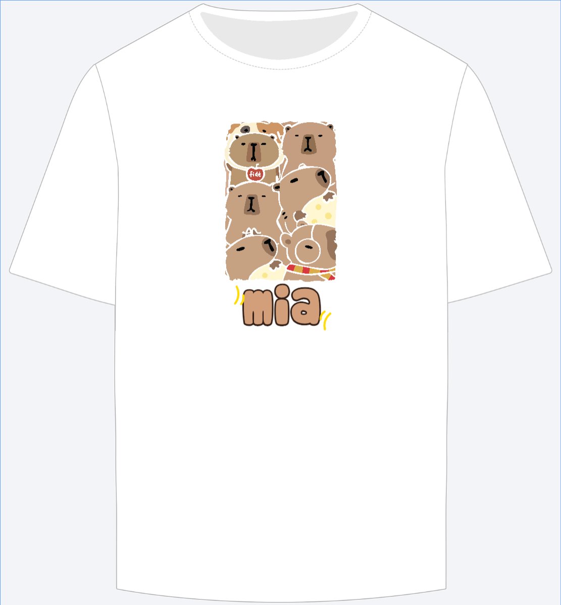 Mẫu Ao Thun Capybara, chuột lang nước, trending, hot, viral, xu hướng, thịnh hành — LayerPic