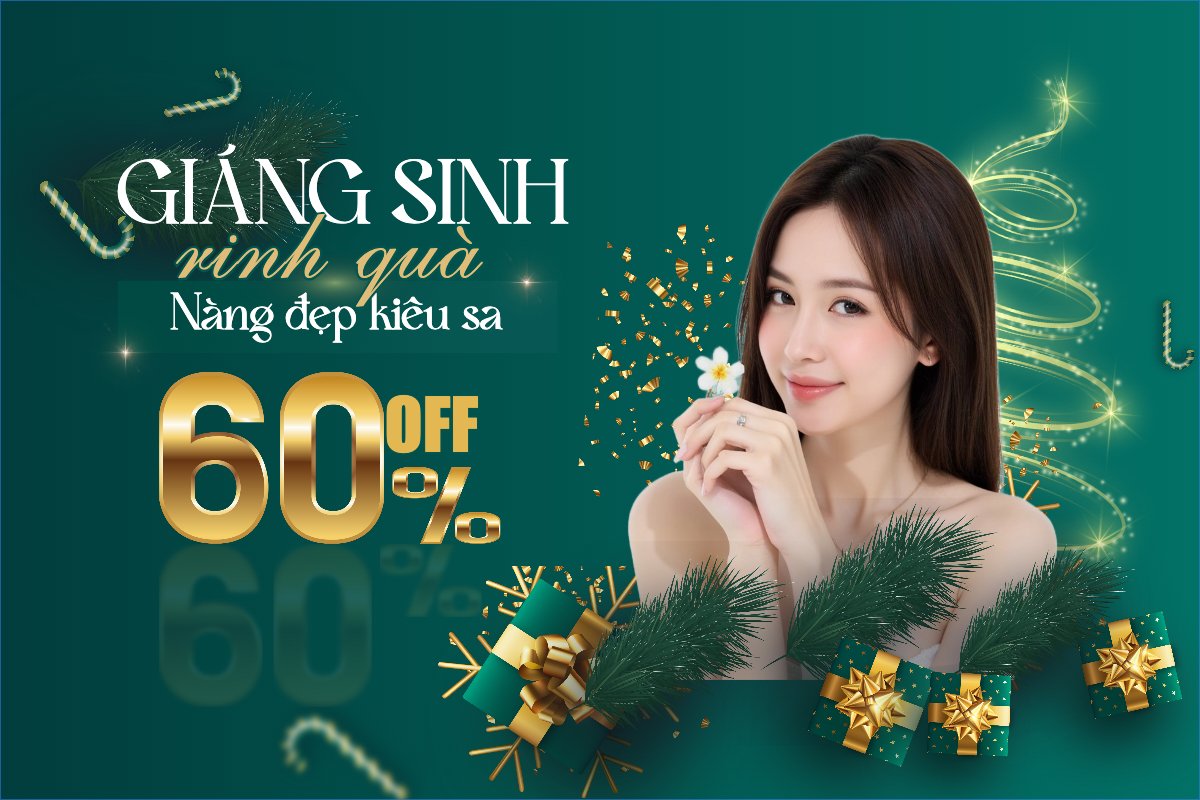 Giáng sinh, Christmas, Noel, 25/12, spa, beauty, làm đẹp, thẩm mỹ