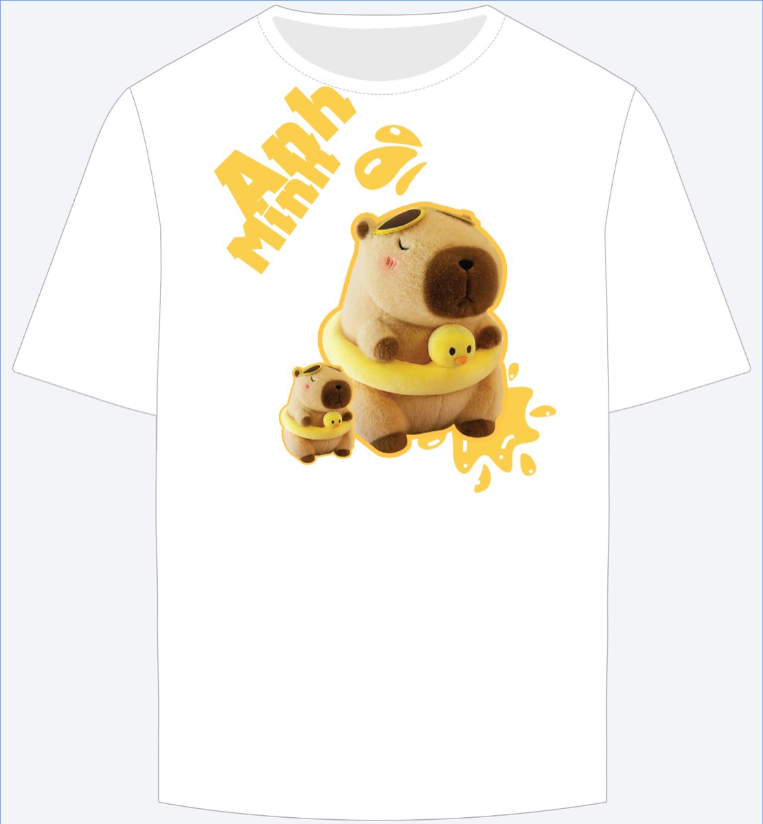 Mẫu Ao Thun Capybara, chuột lang nước, trending, hot, viral, xu hướng, thịnh hành — LayerPic