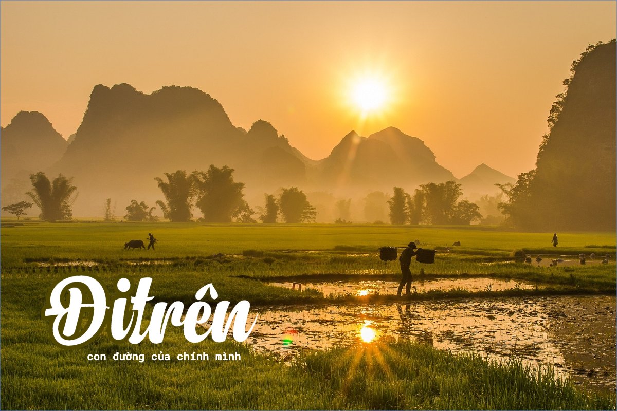 Mẫu Postcard Việt Nam, phong cảnh, thiên nhiên, đơn giản, simple, minimalist, tối giản — LayerPic