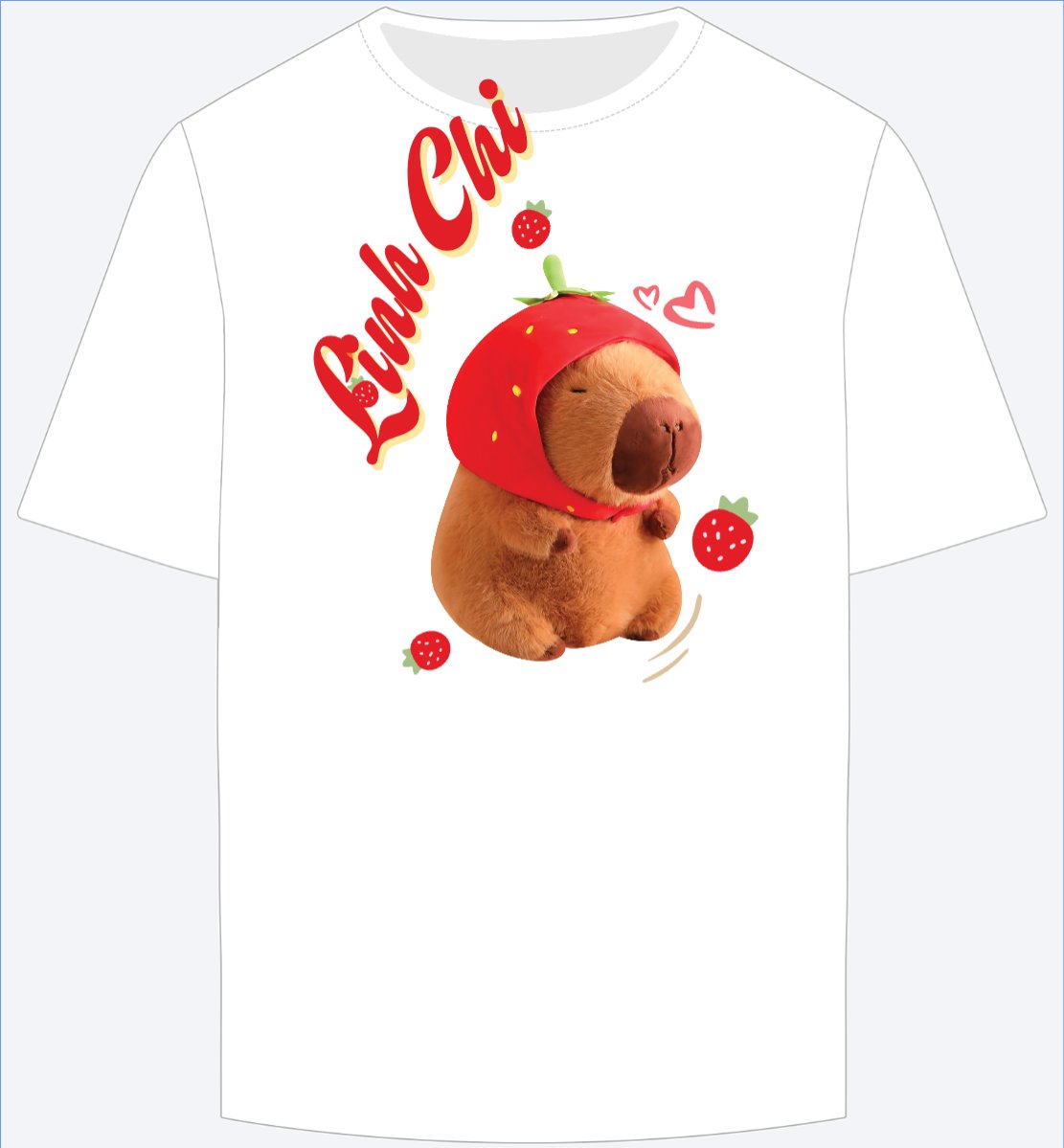 Mẫu Ao Thun Capybara, chuột lang nước, trending, hot, viral, xu hướng, thịnh hành — LayerPic