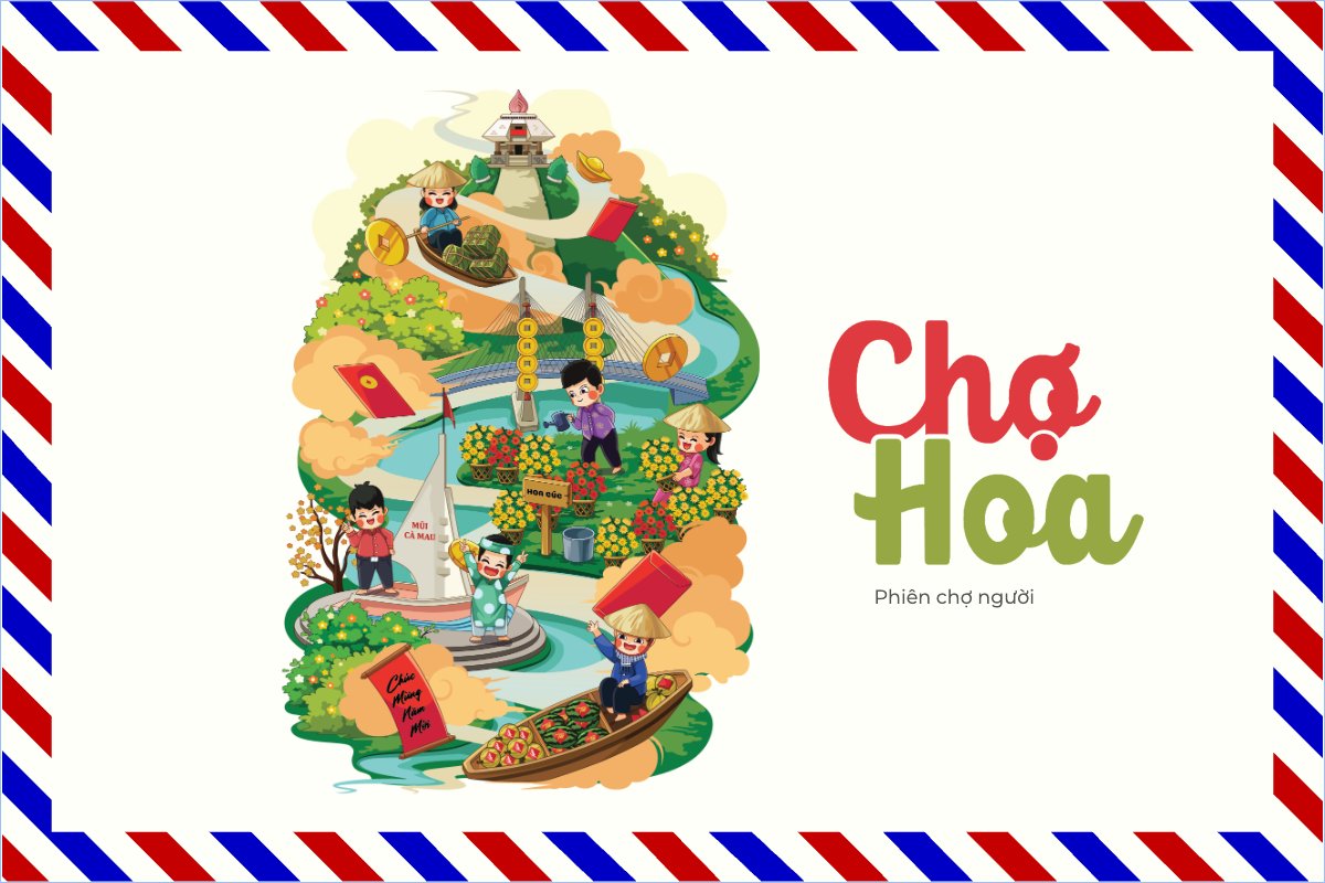 Chợ hoa, Tết, xuân, truyền thống, traditional, dân gian, cổ truyền