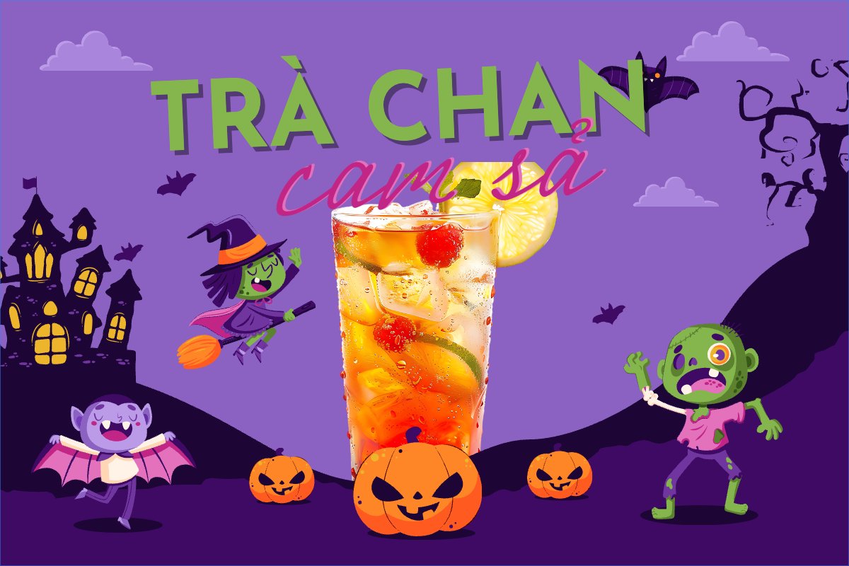 Halloween, Nước uống, juice, giải khát, F&B, drink