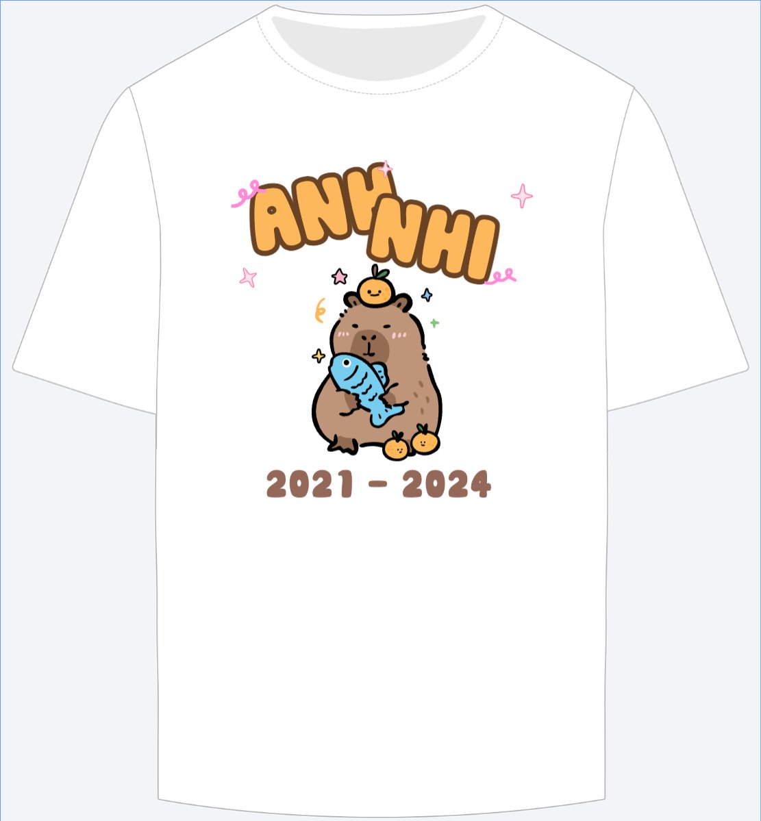 Mẫu Ao Thun Capybara, chuột lang nước, trending, hot, viral, xu hướng, thịnh hành — LayerPic