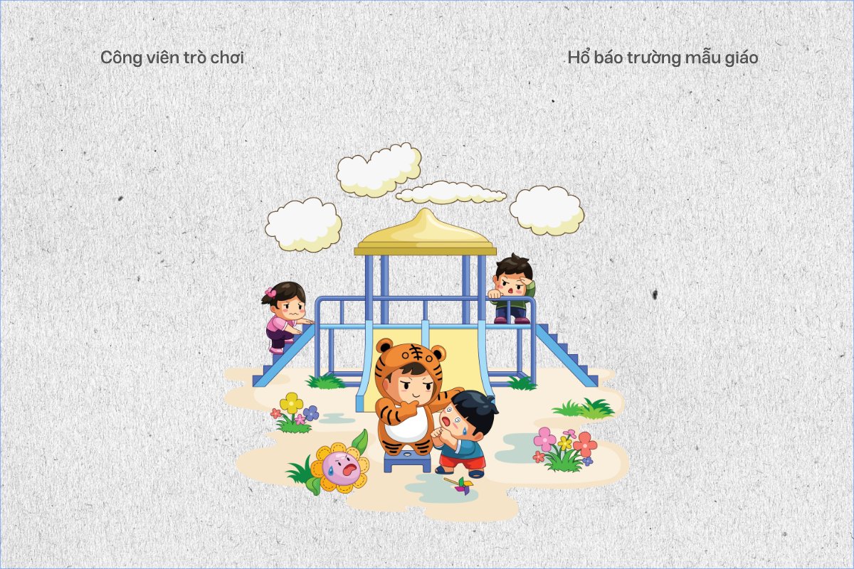 Mẫu Postcard Học sinh, trẻ em, dễ thương, cute, chibi, hoạt hình, cartoon — LayerPic