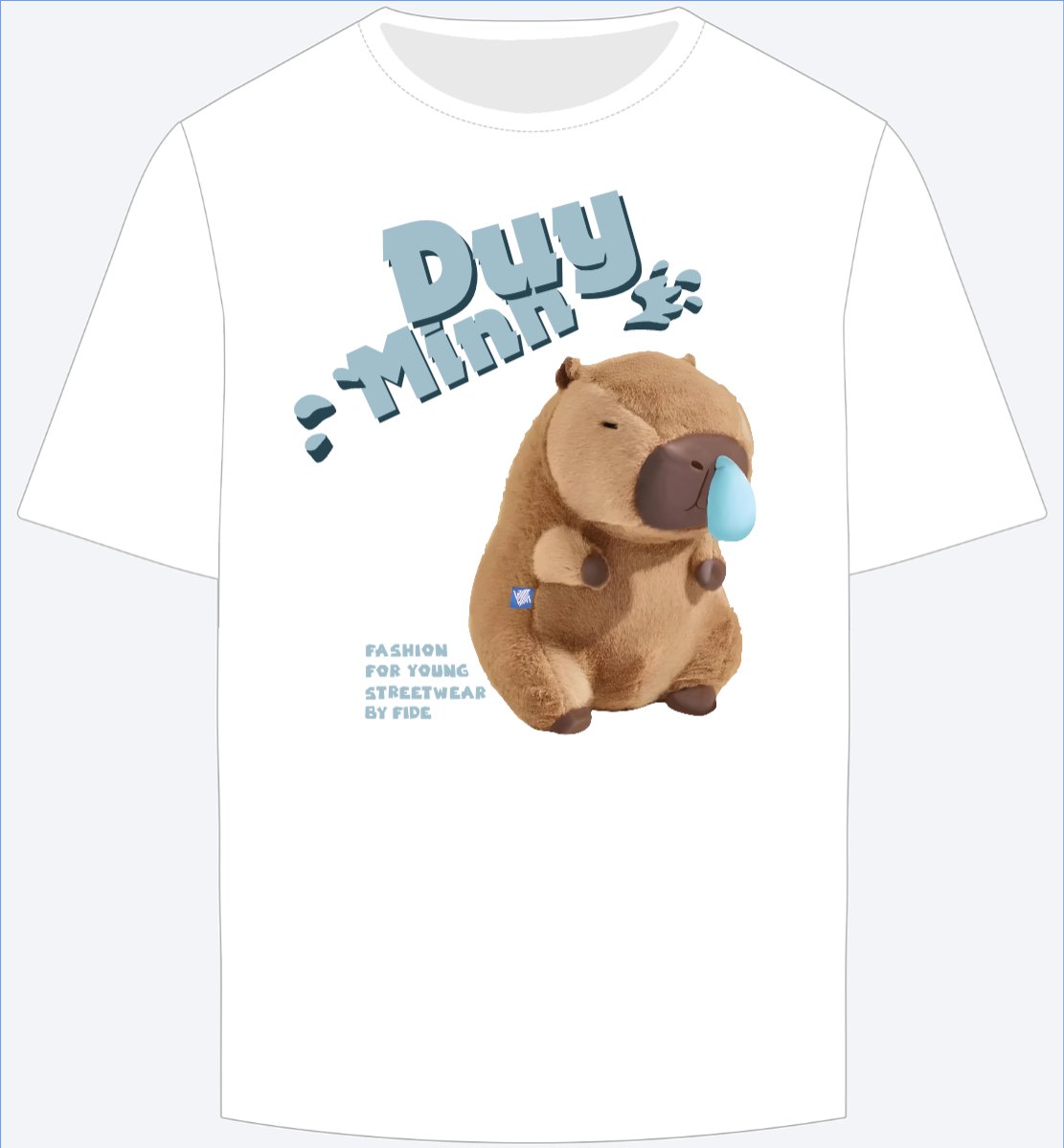 Mẫu Ao Thun Capybara, chuột lang nước, trending, hot, viral, xu hướng, thịnh hành — LayerPic