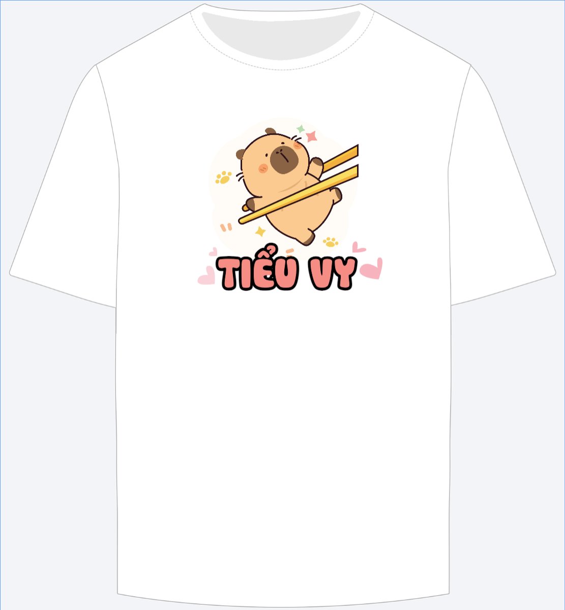 Mẫu Ao Thun Capybara, chuột lang nước, trending, hot, viral, xu hướng, thịnh hành — LayerPic