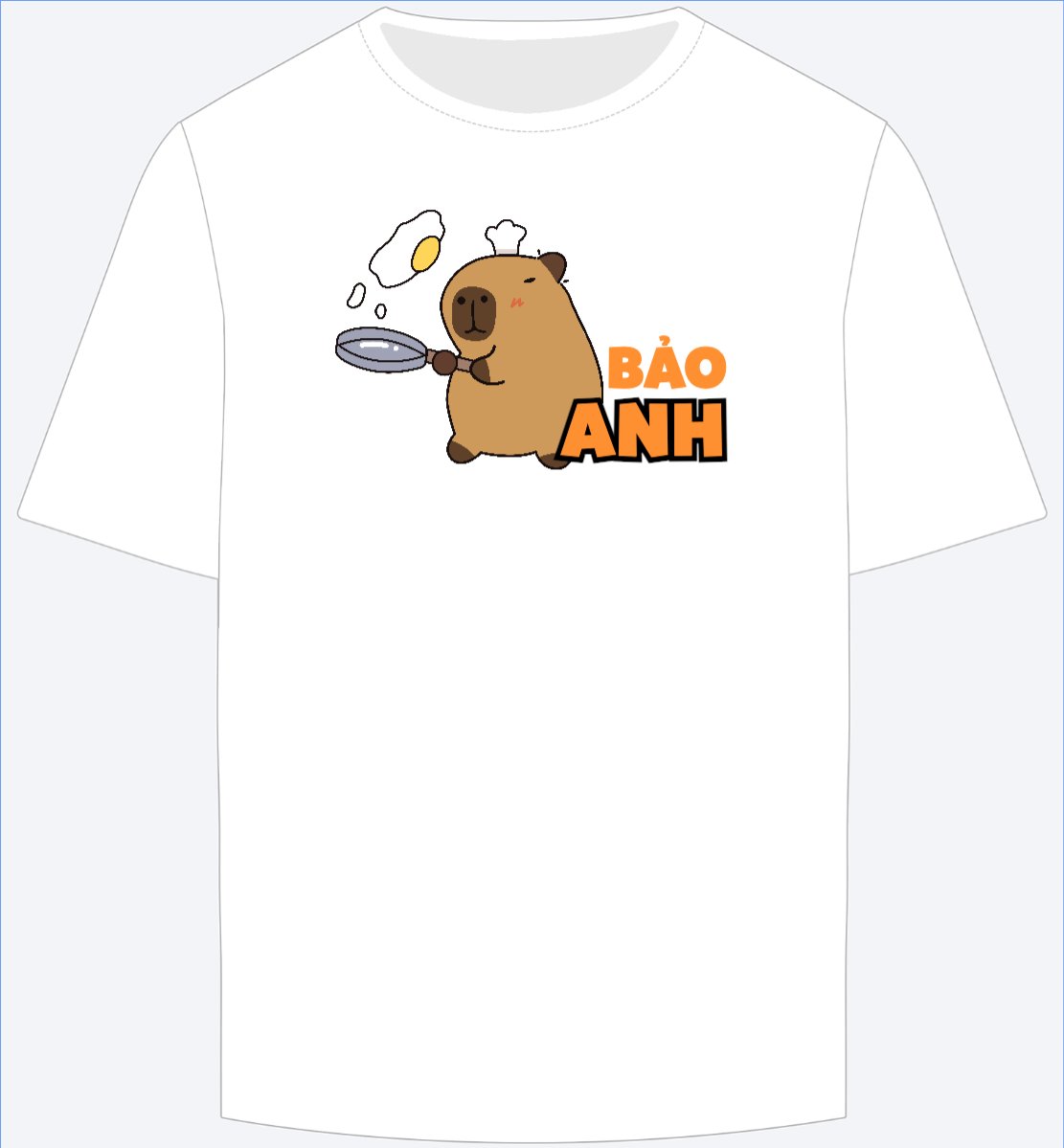 Mẫu Ao Thun Capybara, chuột lang nước, trending, hot, viral, xu hướng, thịnh hành — LayerPic