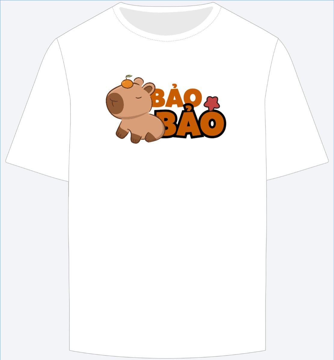 Mẫu Ao Thun Capybara, chuột lang nước, trending, hot, viral, xu hướng, thịnh hành — LayerPic