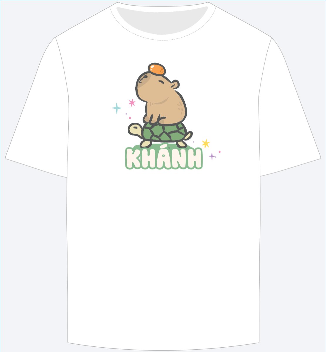 Mẫu Ao Thun Capybara, chuột lang nước, trending, hot, viral, xu hướng, thịnh hành — LayerPic