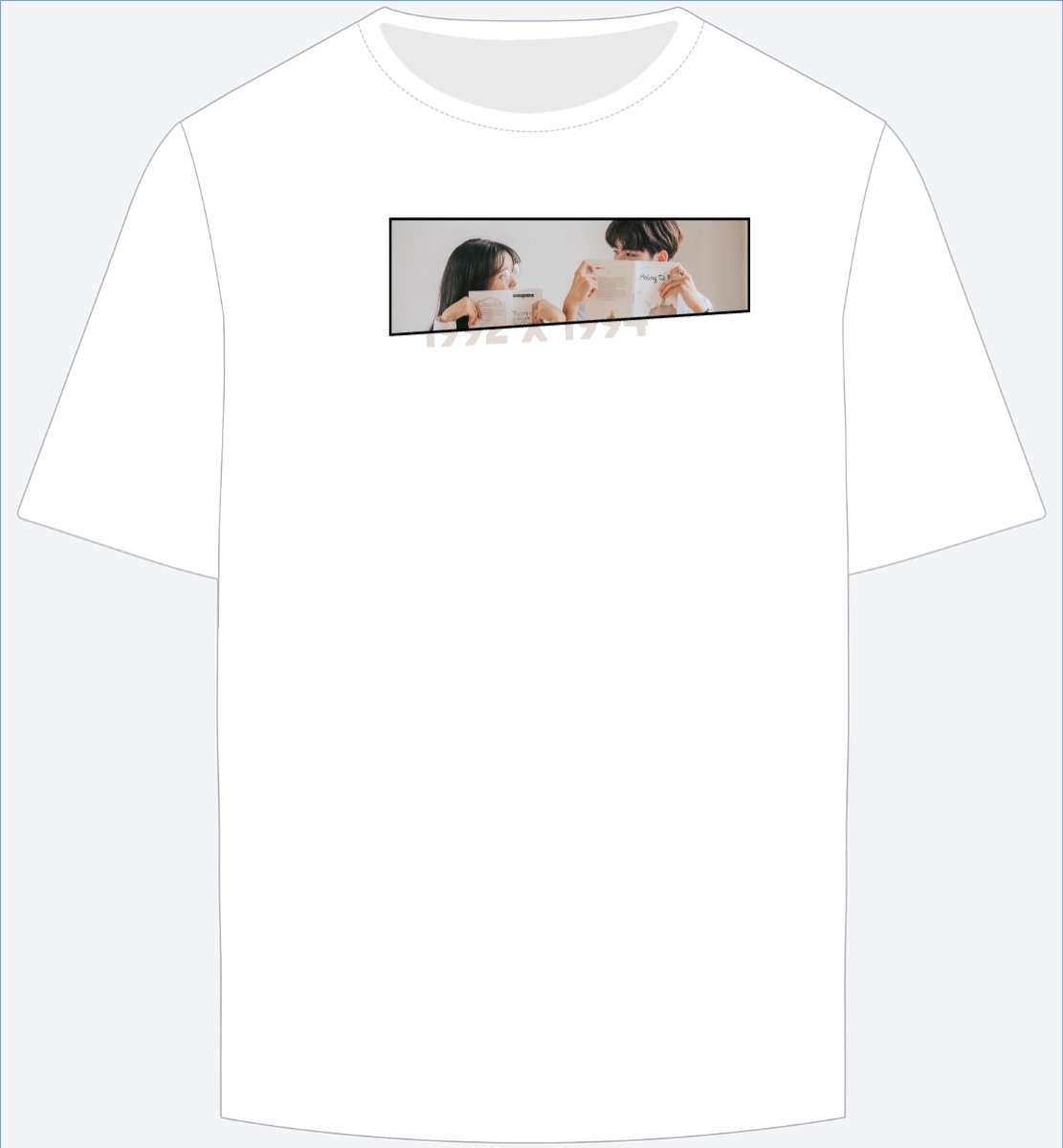 Mẫu Ao Thun Our story, cặp đôi, couple, đơn giản, tình yêu, love — LayerPic
