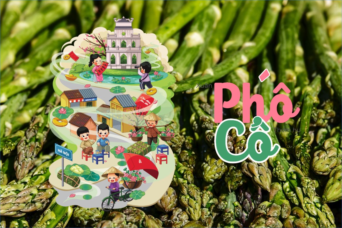 Mẫu Postcard Tết, xuân, truyền thống, traditional, dân gian, cổ truyền — LayerPic