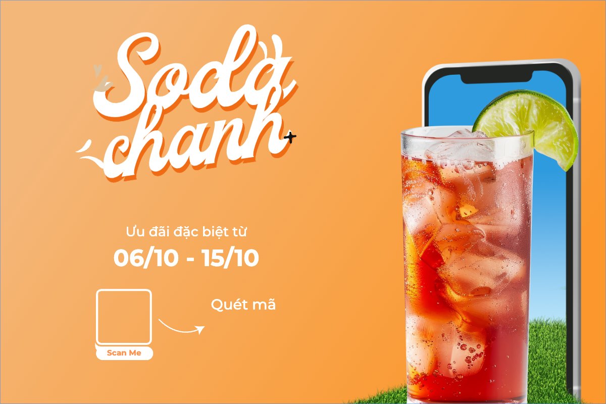 Mẫu Banner - Băng rôn Nước uống, juice, giải khát, F&B, drink, cà phê, trà sữa — LayerPic