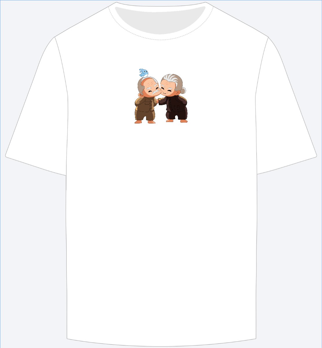 Mẫu Ao Thun Ông bà, grandparents, gia đình, Việt Nam, cá nhân, nhân vật, tình yêu — LayerPic