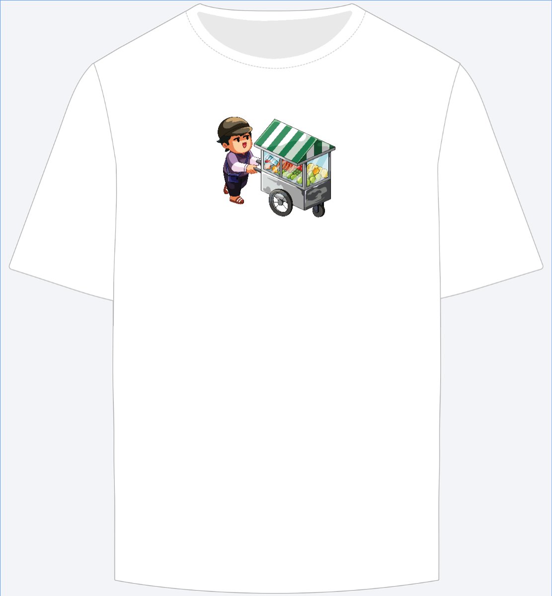Mẫu Ao Thun Xe trái cây, hội nhóm, team, tập thể, cá nhân, nhân vật, personal style, signature — LayerPic