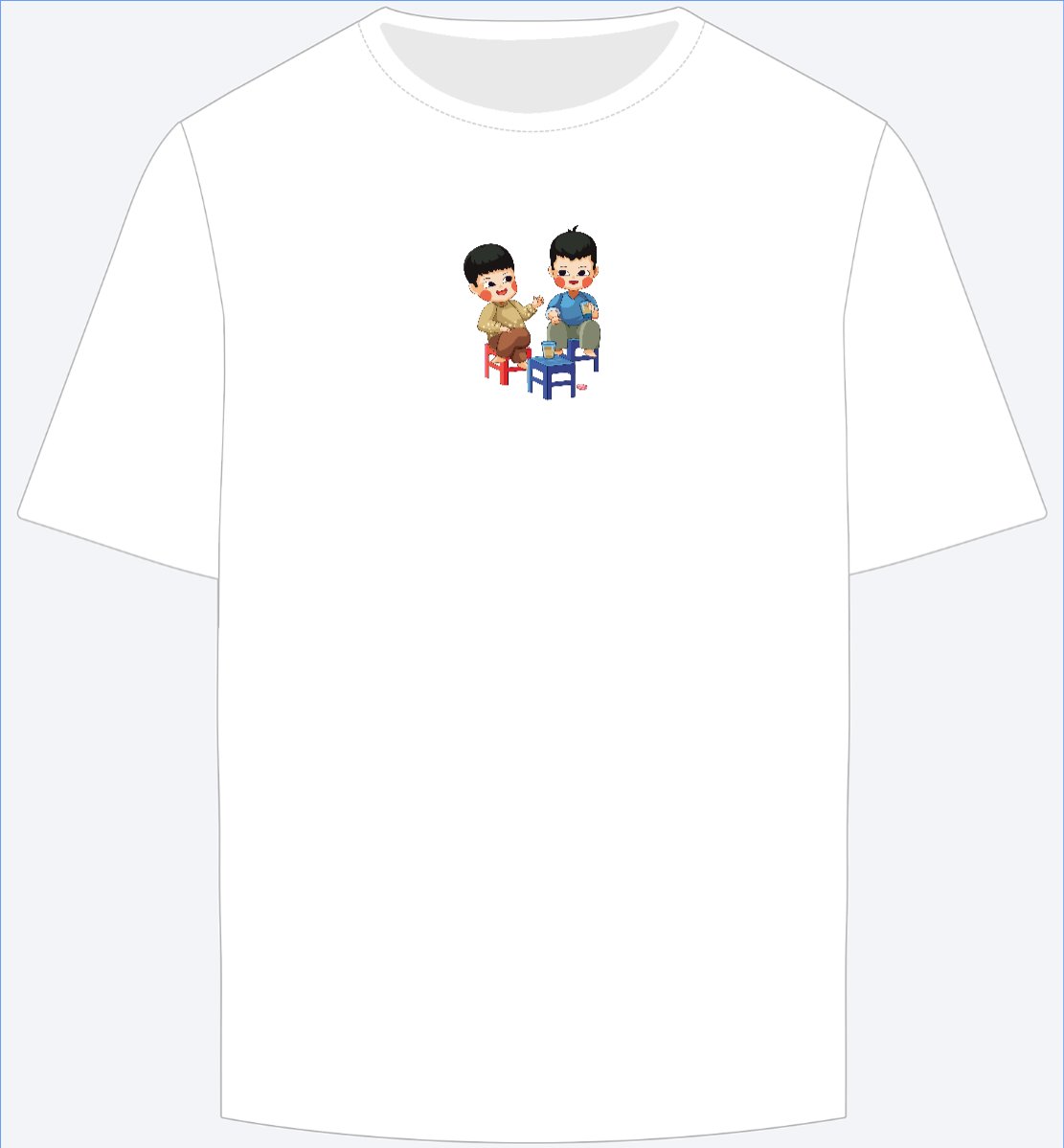 Mẫu Ao Thun Ngồi trà đá, hội nhóm, team, tập thể — LayerPic