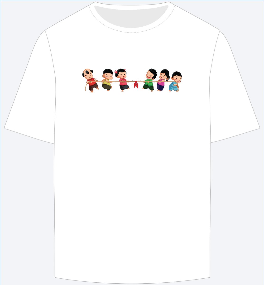 Mẫu Ao Thun Kéo co, team, tập thể, hội nhóm — LayerPic