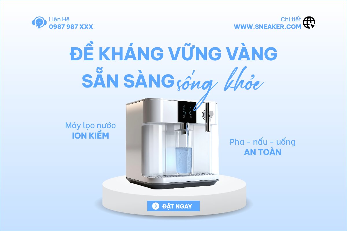 Mẫu Banner - Băng rôn Công nghệ, technology, điện tử, electronic, máy lọc nước — LayerPic