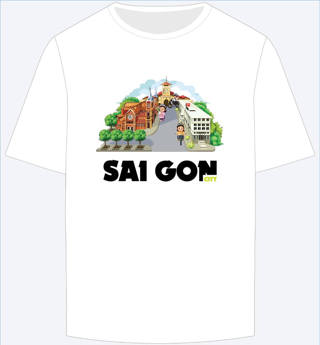 Mẫu Ao Thun Việt Nam, Sài gòn,du lịch, travel, đường phố, streetwear — LayerPic