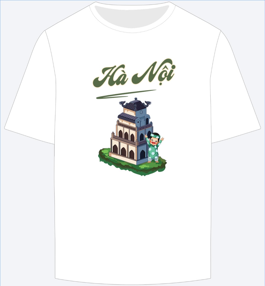 Mẫu Ao Thun Việt Nam, Hà Nội, du lịch, travel, đường phố, streetwear — LayerPic