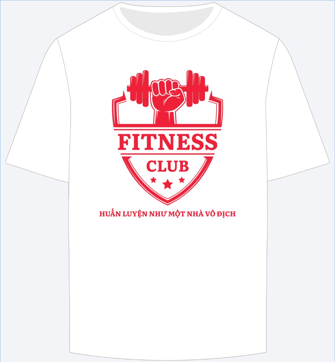 Mẫu Ao Thun Fitness, gym, yoga, thể thao, sport, hội nhóm, team, tập thể — LayerPic