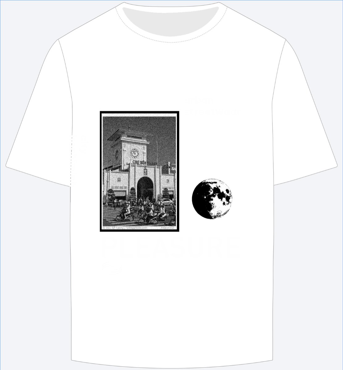 Mẫu Ao Thun thành phố, city, đường phố, streetwear — LayerPic