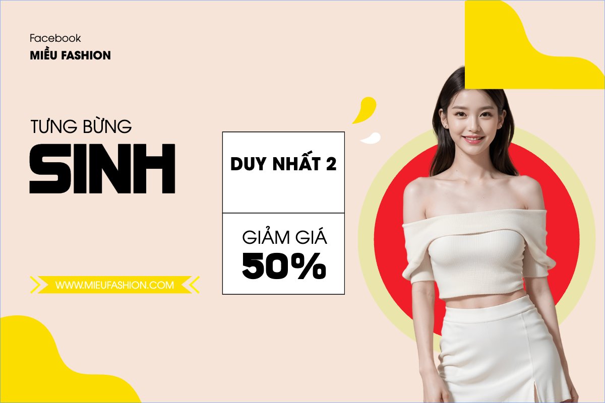 Mẫu Banner - Băng rôn Fashion, thời trang, quần áo, trang phục, clothes, outfit — LayerPic