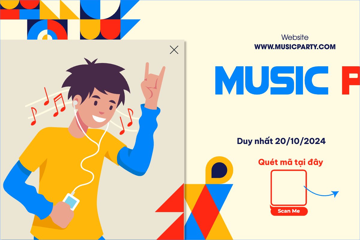 Mẫu Banner - Băng rôn Sự kiện, event, chương trình, sale, giải trí, entertainment, âm nhạc, music — LayerPic