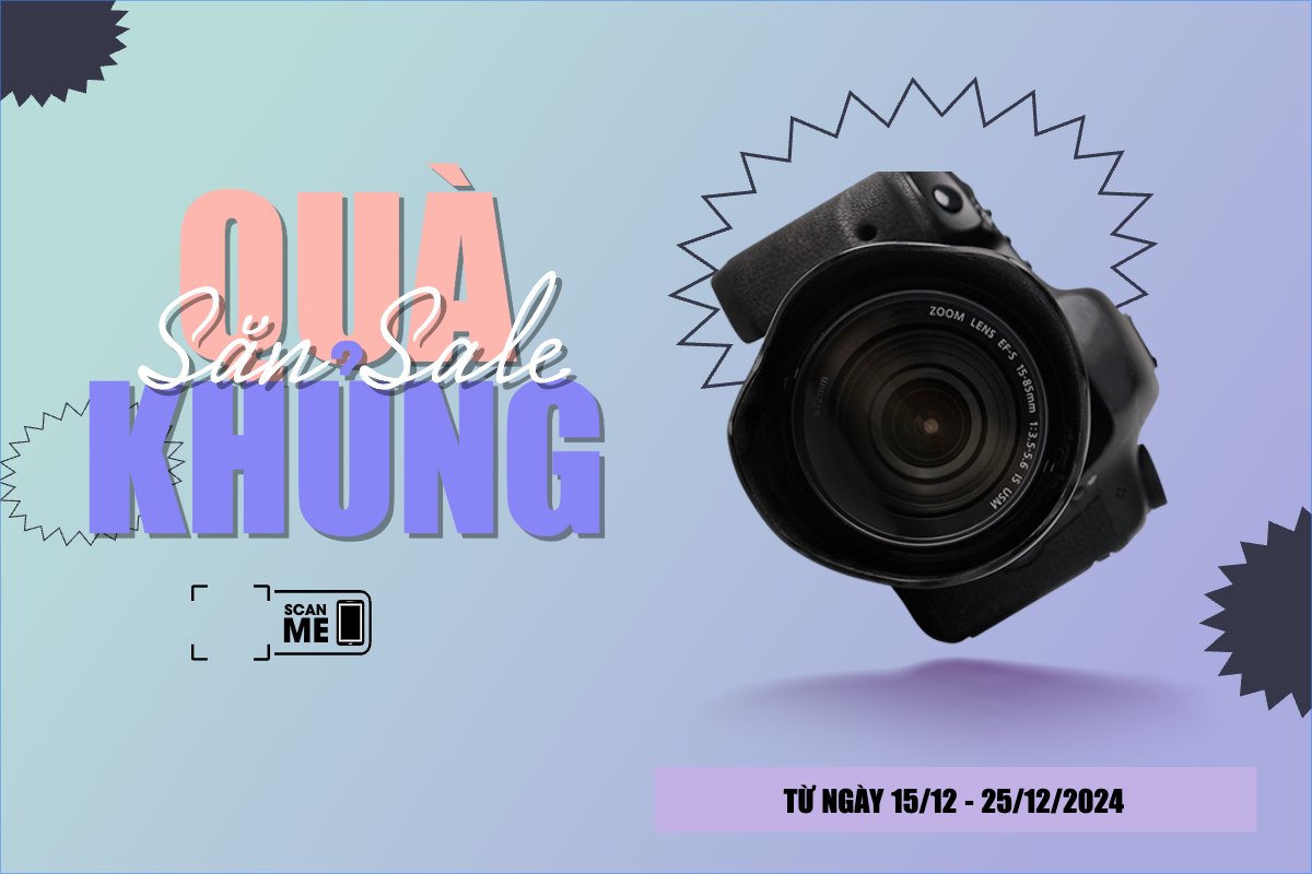 Mẫu Banner - Băng rôn Máy ảnh, camera, Công nghệ, technology, điện tử, electronic — LayerPic