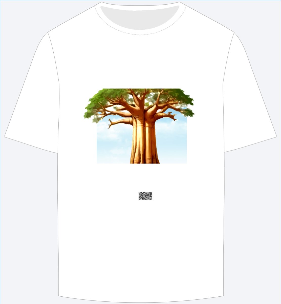 Mẫu Ao Thun Cây Baobab, tree, đường phố, streetwear — LayerPic