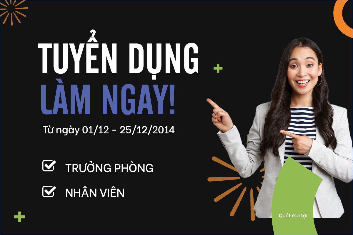 Mẫu Banner - Băng rôn Doanh nhân, tuyển dụng, thuê, Văn phòng, office — LayerPic