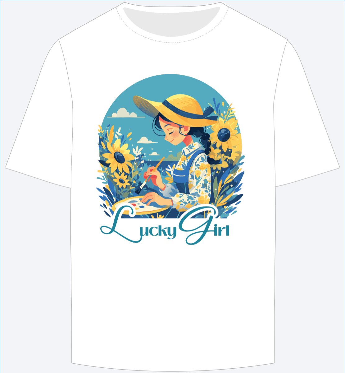 Mẫu Ao Thun Gril, cá nhân, nhân vật, personal style, signature — LayerPic