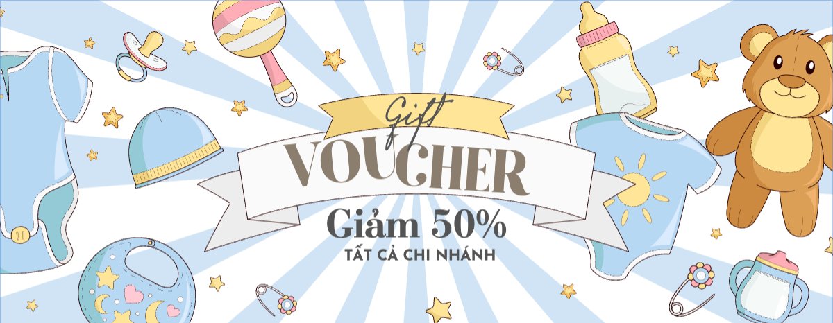 Mẫu Gift Voucher Em bé, baby, trẻ em, kids, fashion, thời trang, quần áo, trang phục, clothes, outfit — LayerPic