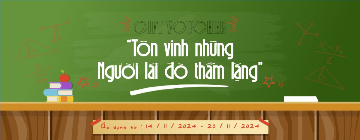 Mẫu Gift Voucher Ngày nhà giáo, 20/11, Teacher's day, sự kiện, event, giáo dục, education, school, trường học — LayerPic