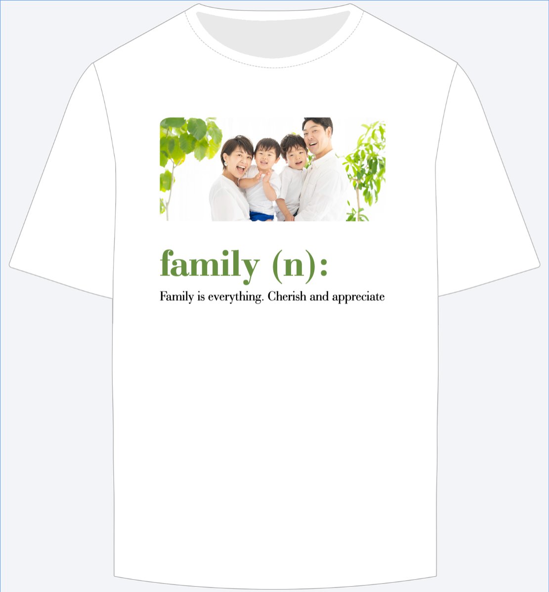 Mẫu Ao Thun Ảnh gia đình, gia đình, family, nhà — LayerPic