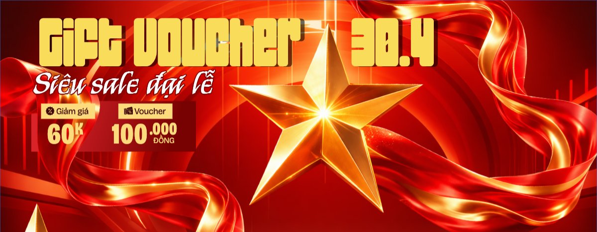 Mẫu Gift Voucher Mừng lễ 30/4 Giải Phóng Miền Nam, thống nhất đất nước — LayerPic