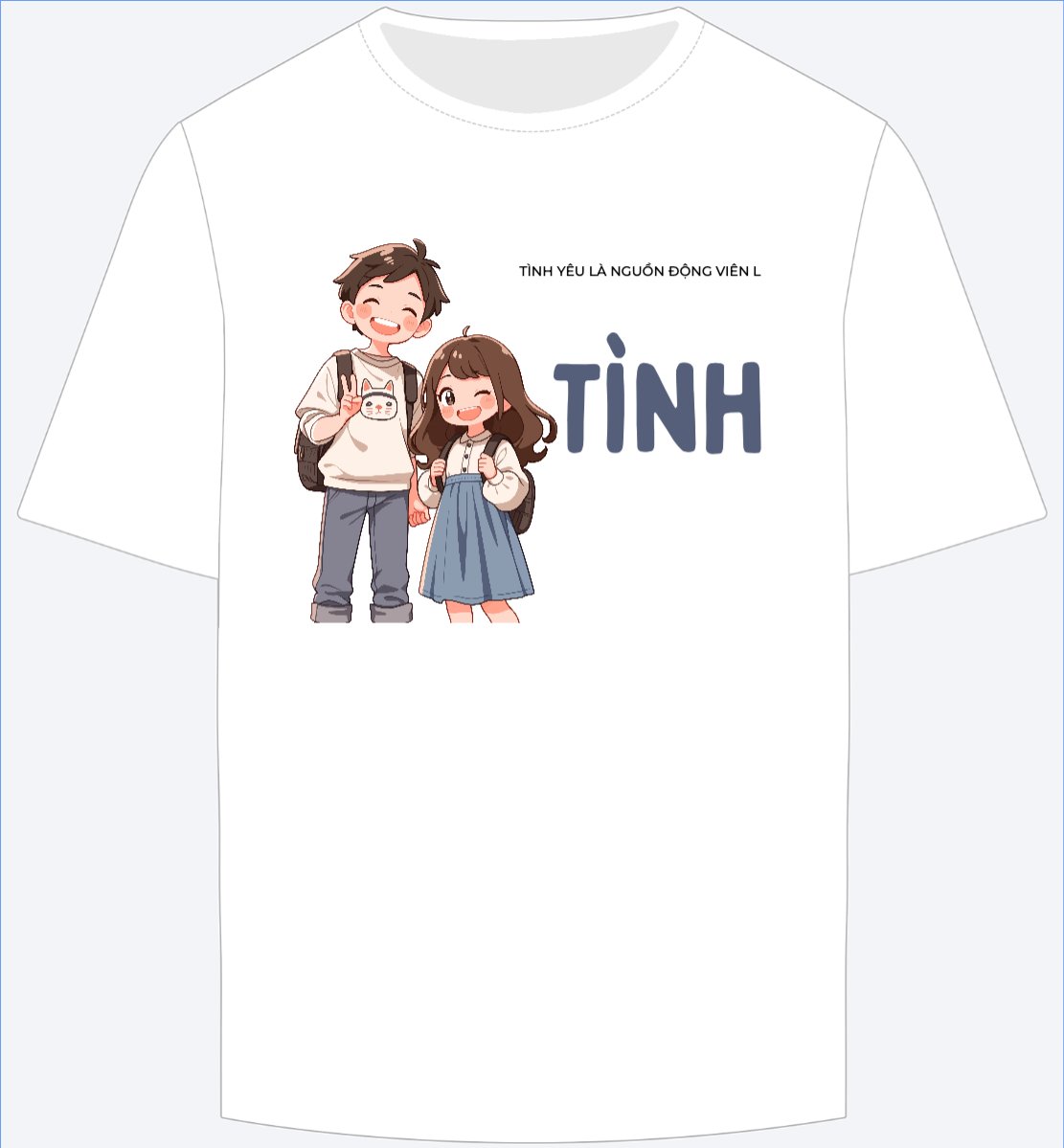 Mẫu Ao Thun Tình yêu, love, cá nhân, nhân vật, personal style, signature — LayerPic