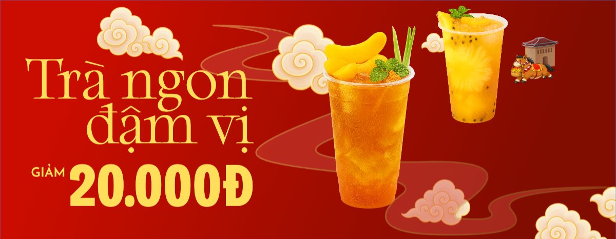 Mẫu Gift Voucher Trà ngon đậm vị — LayerPic