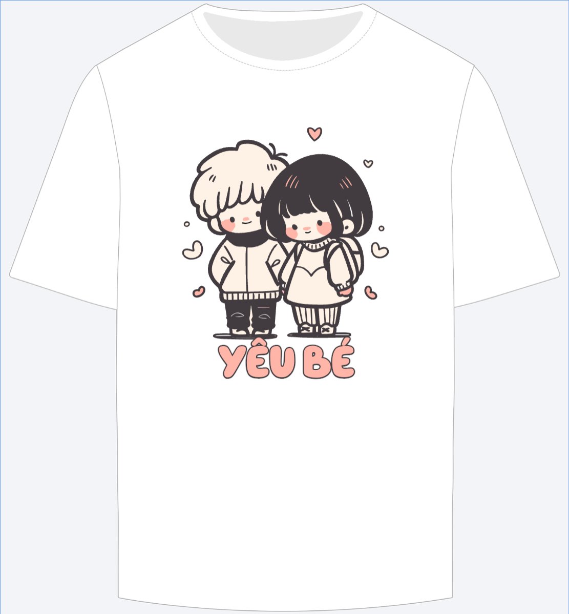 Mẫu Ao Thun Cặp đôi, couple, tình yêu, love, cá nhân — LayerPic