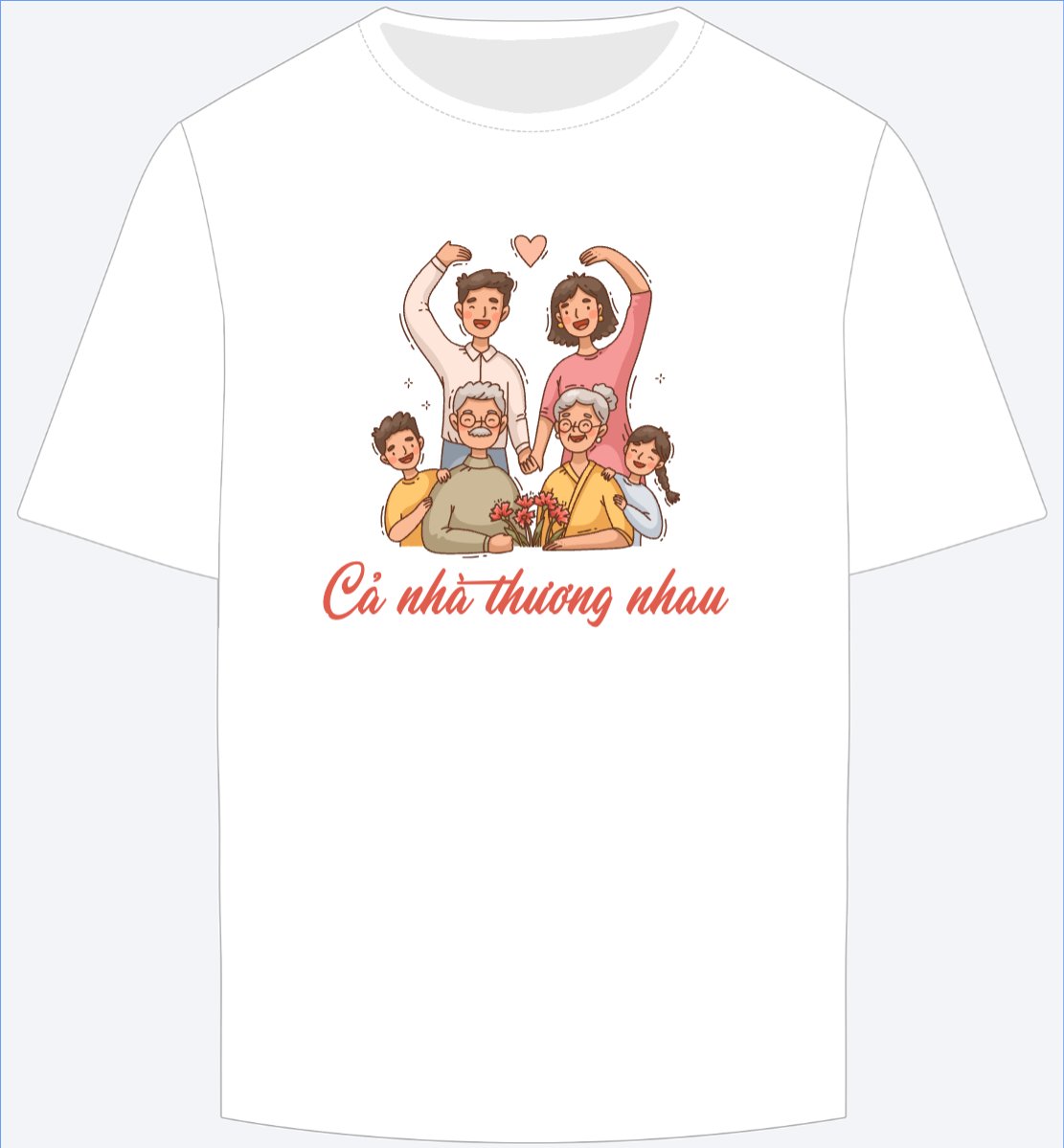 Mẫu Ao Thun Gia đình, family, nhà, love — LayerPic