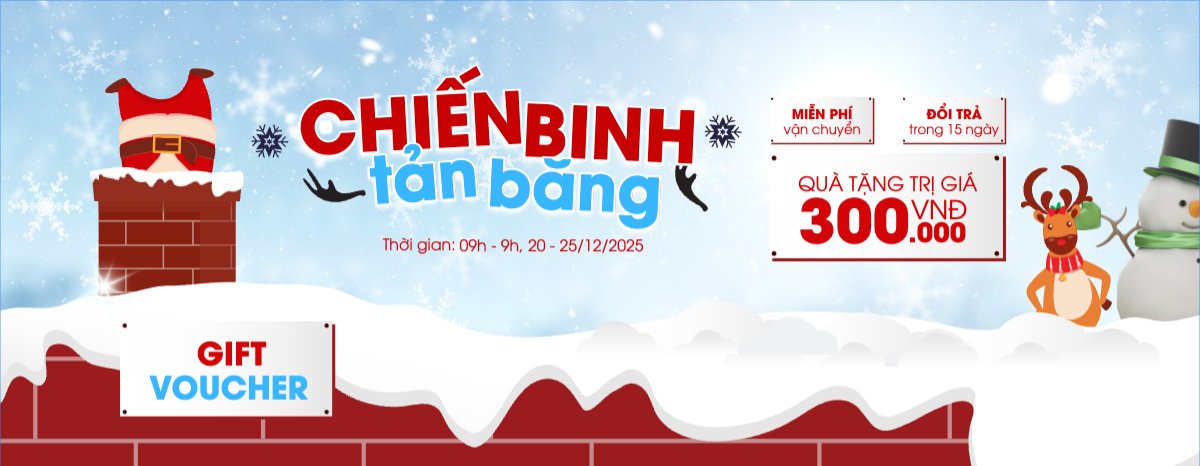 Mẫu Gift Voucher Chiến binh tản băng — LayerPic