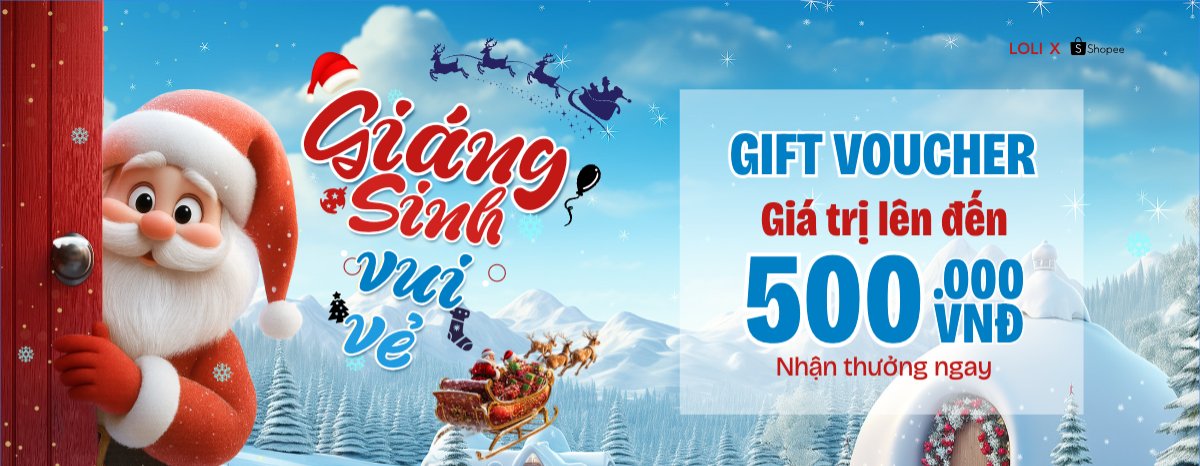 Mẫu Gift Voucher Giáng sinh vui vẻ — LayerPic