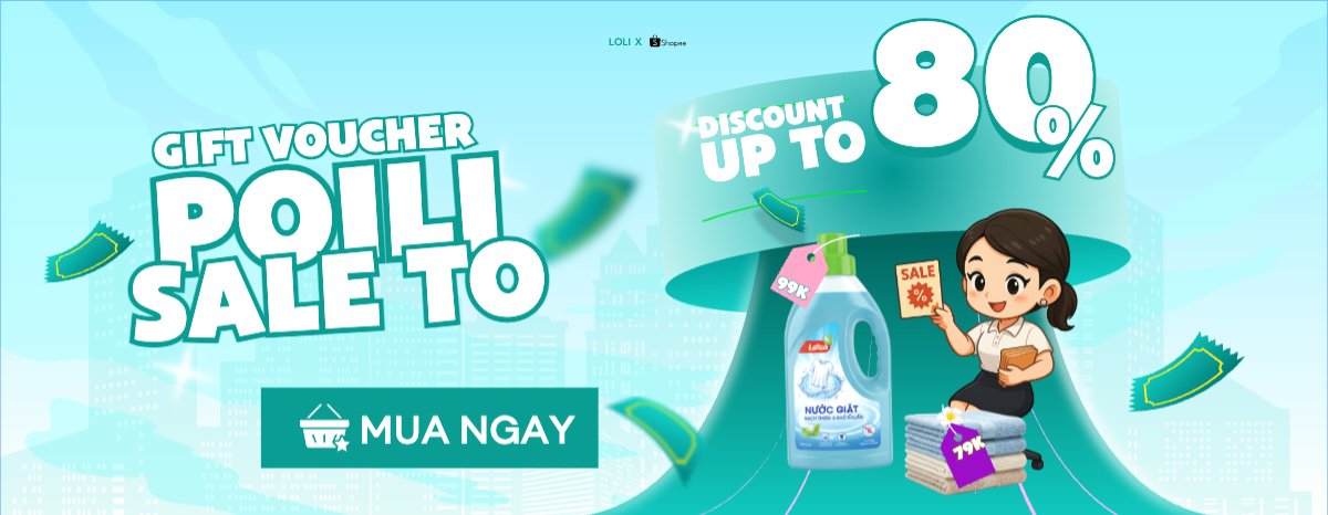Mẫu Gift Voucher Sale to 80% — LayerPic