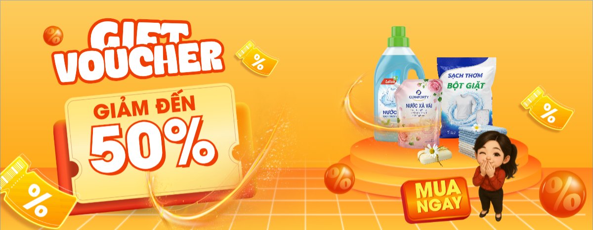 Mẫu Gift Voucher Giảm đến 50% — LayerPic