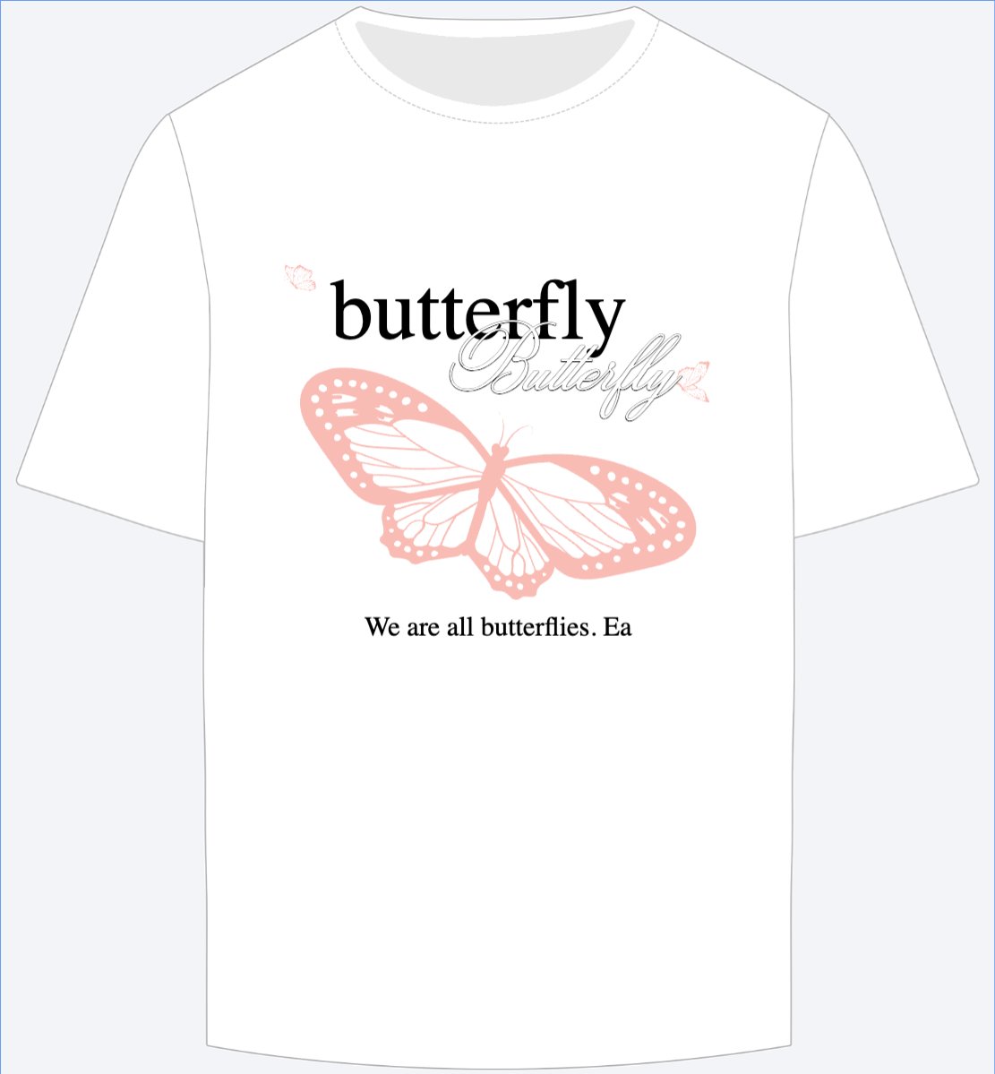 Mẫu Ao Thun Bướm,butterfly,đường phố, streetwear, trending, hot, viral, xu hướng, thịnh hành — LayerPic