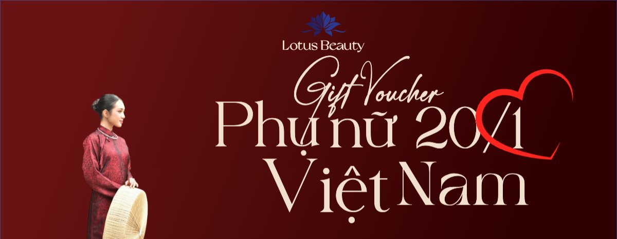 Mẫu Gift Voucher 20/10, Ngày phụ nữ Việt Nam, Vietnamese Women's Day, phụ nữ, sự kiện, event, mỹ phẩm, làm đẹp, beauty, hiện đại, modern — LayerPic